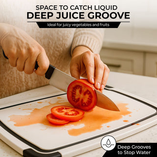 3-Piece Premium Pine Wood Fiber Cutting Board Set – Non-Slip, Double-Sided, Eco-Friendly – Small, Medium & Large Kitchen Boards