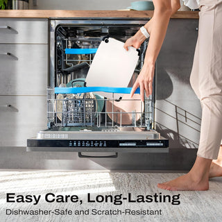 Medium Wood Cutting Board 10.8” x 14.6” – BPA-Free, Non-Slip, Dishwasher Safe, Eco-Friendly Chopping Board